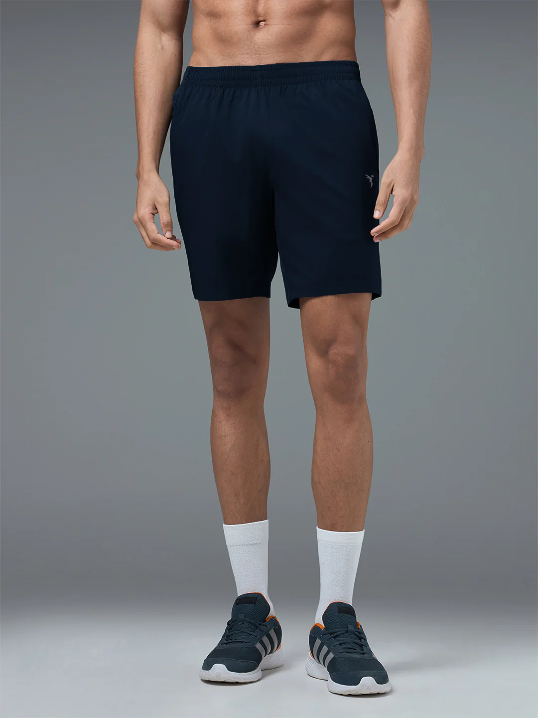Men Solid Slim Fit Sports Shorts with TS FLEXI - Image 2