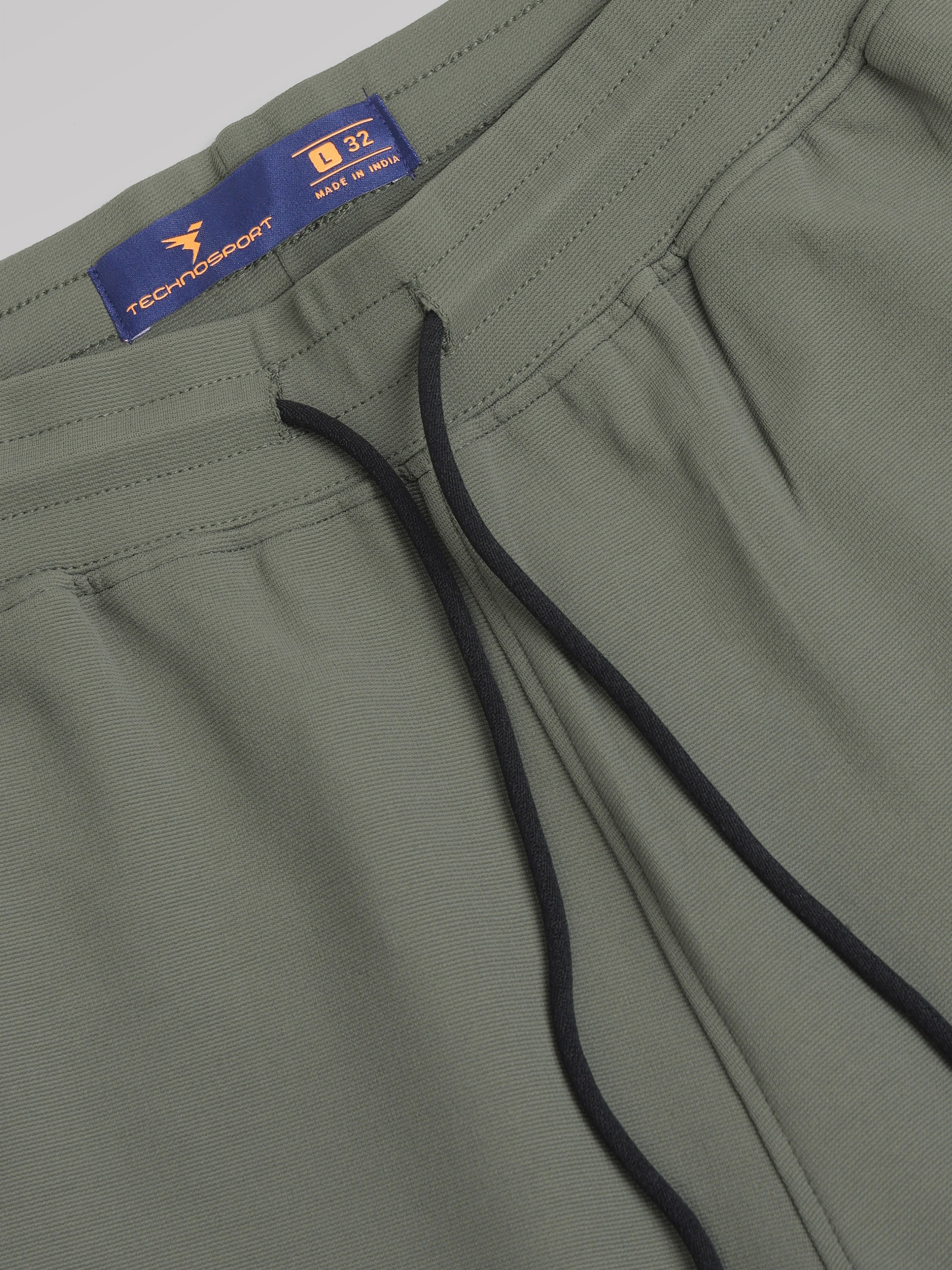 Men Solid Slim Fit Sports Shorts with TS FLEXI - Image 6