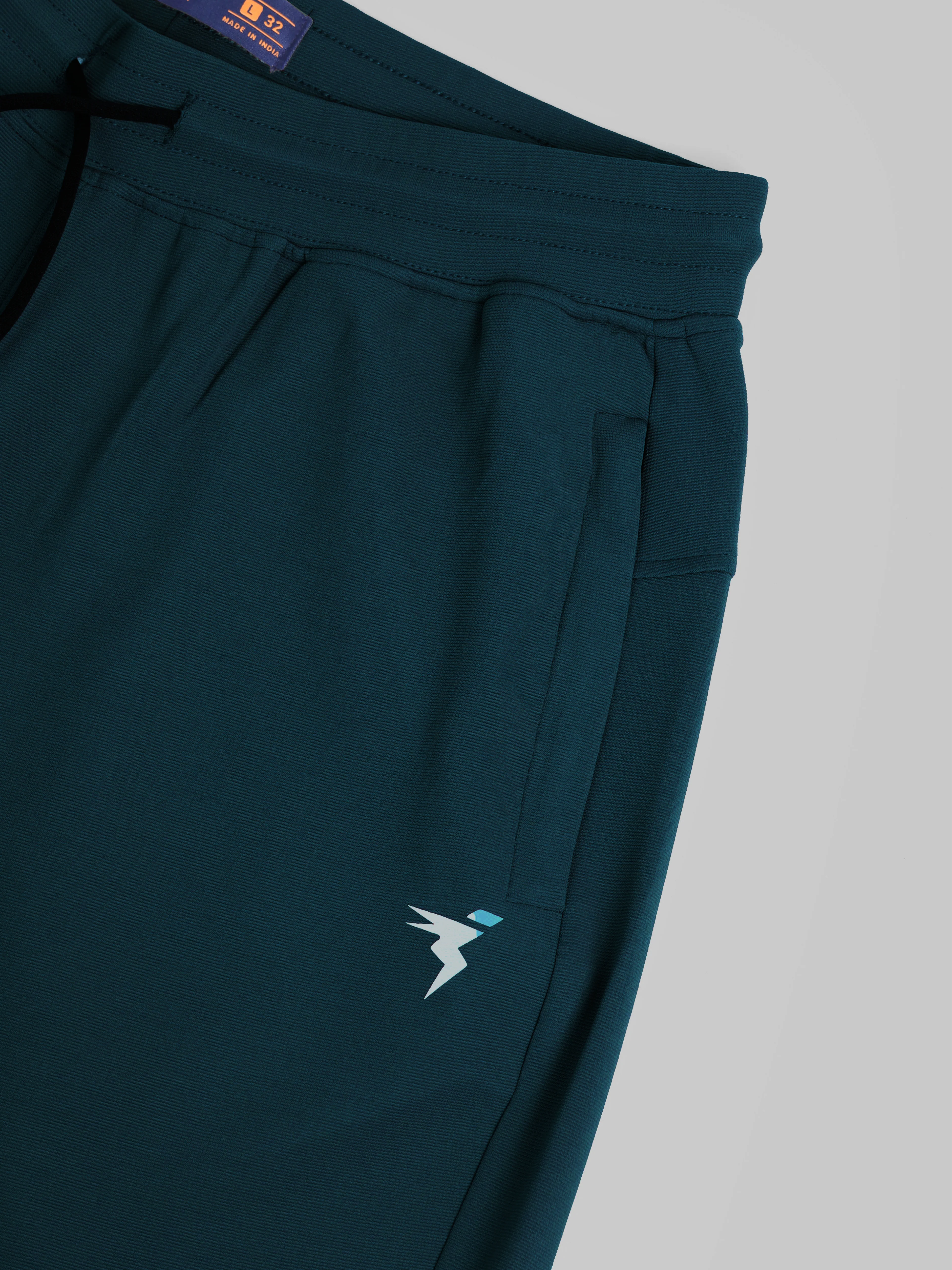 Men Solid Slim Fit Sports Shorts with TS FLEXI - Image 5
