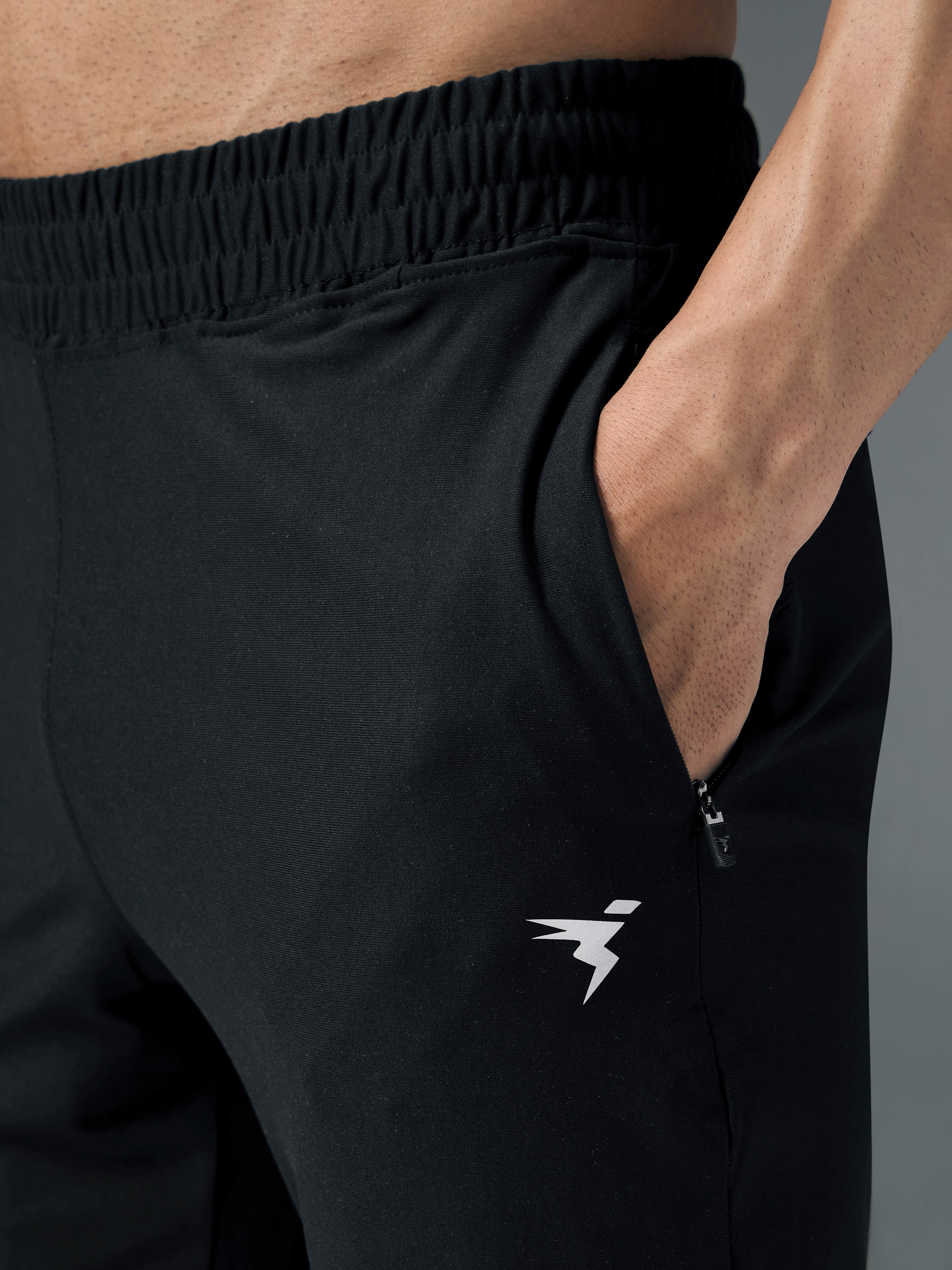 Men Solid Slim Fit Sports Trackpants with DURACOOL+ - Image 6