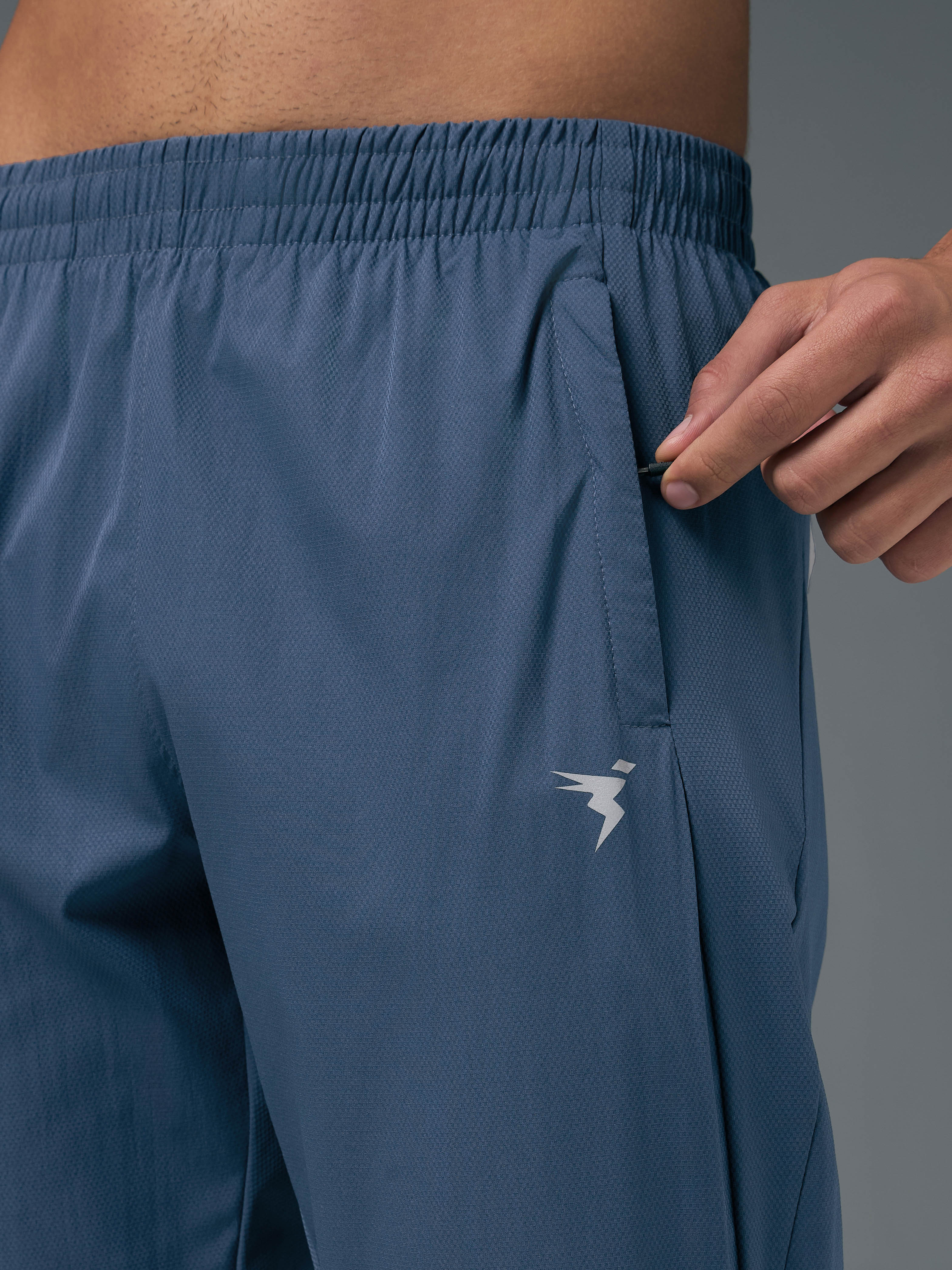 Men Solid Slim Fit Sports Trackpants with TS LYTRA - Image 6