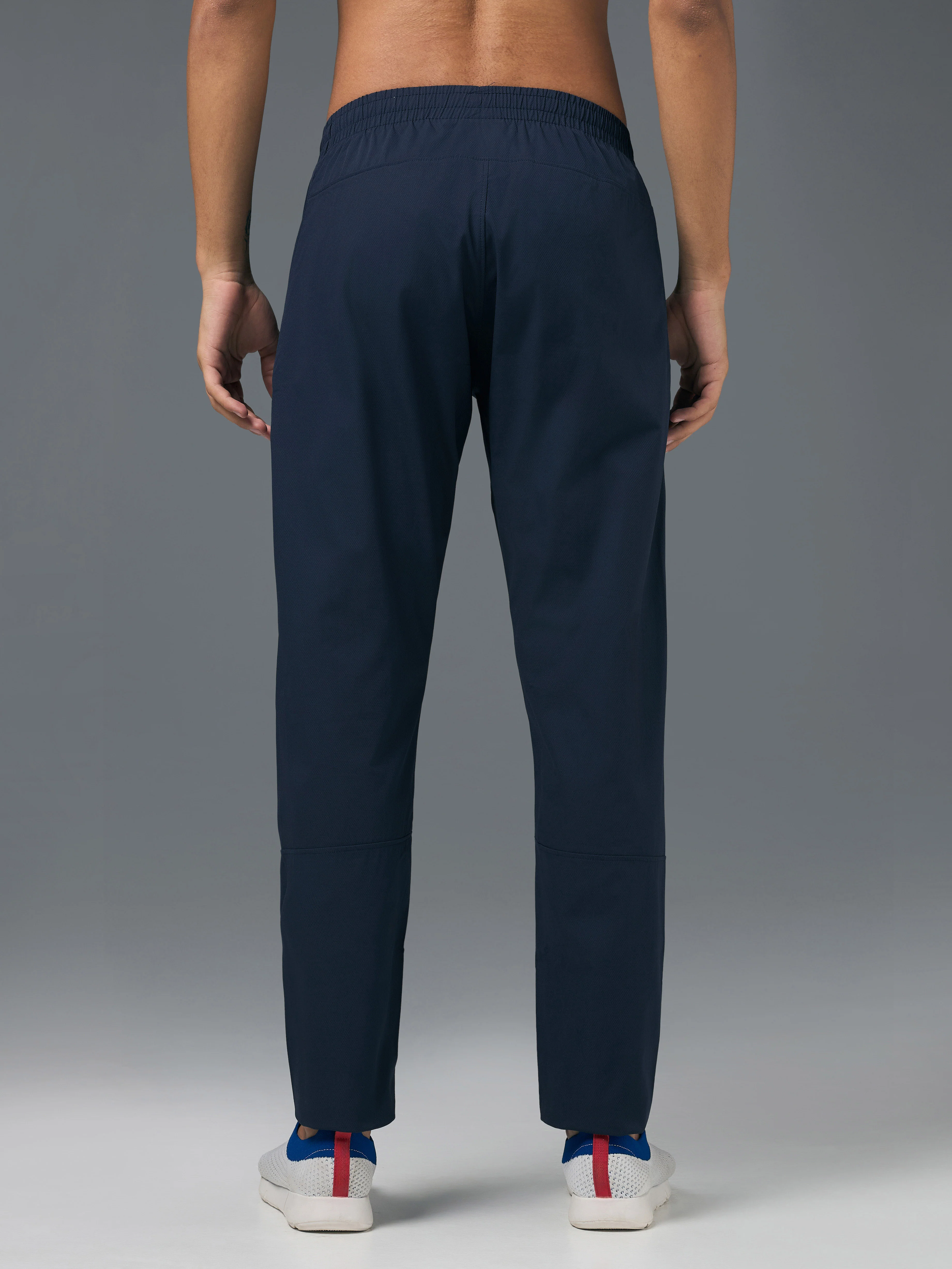 Men Solid Slim Fit Sports Trackpants with TS LYTRA - Image 3