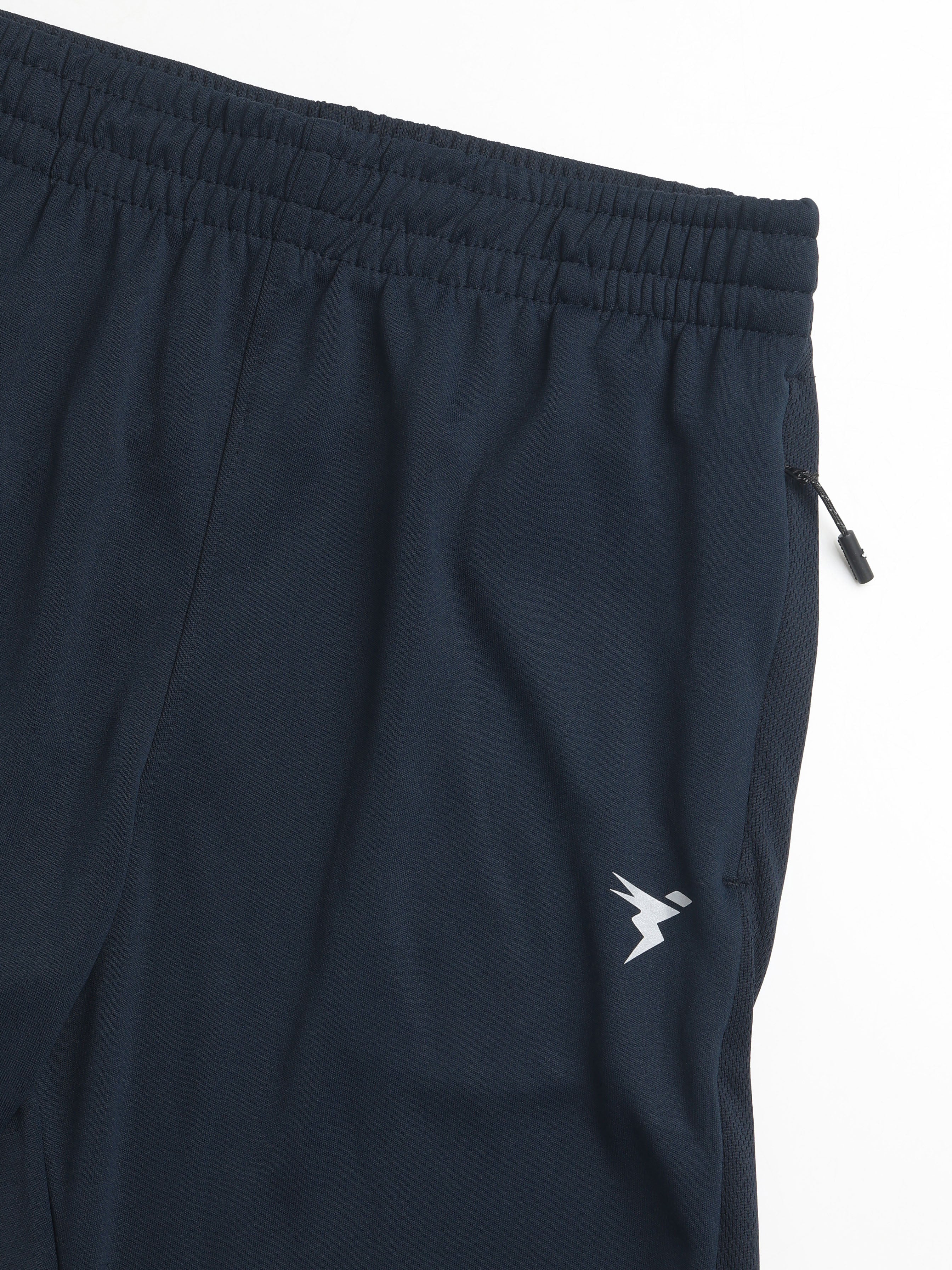 Men Solid Slim Fit Trackpants with TECHNO DRY - Image 5