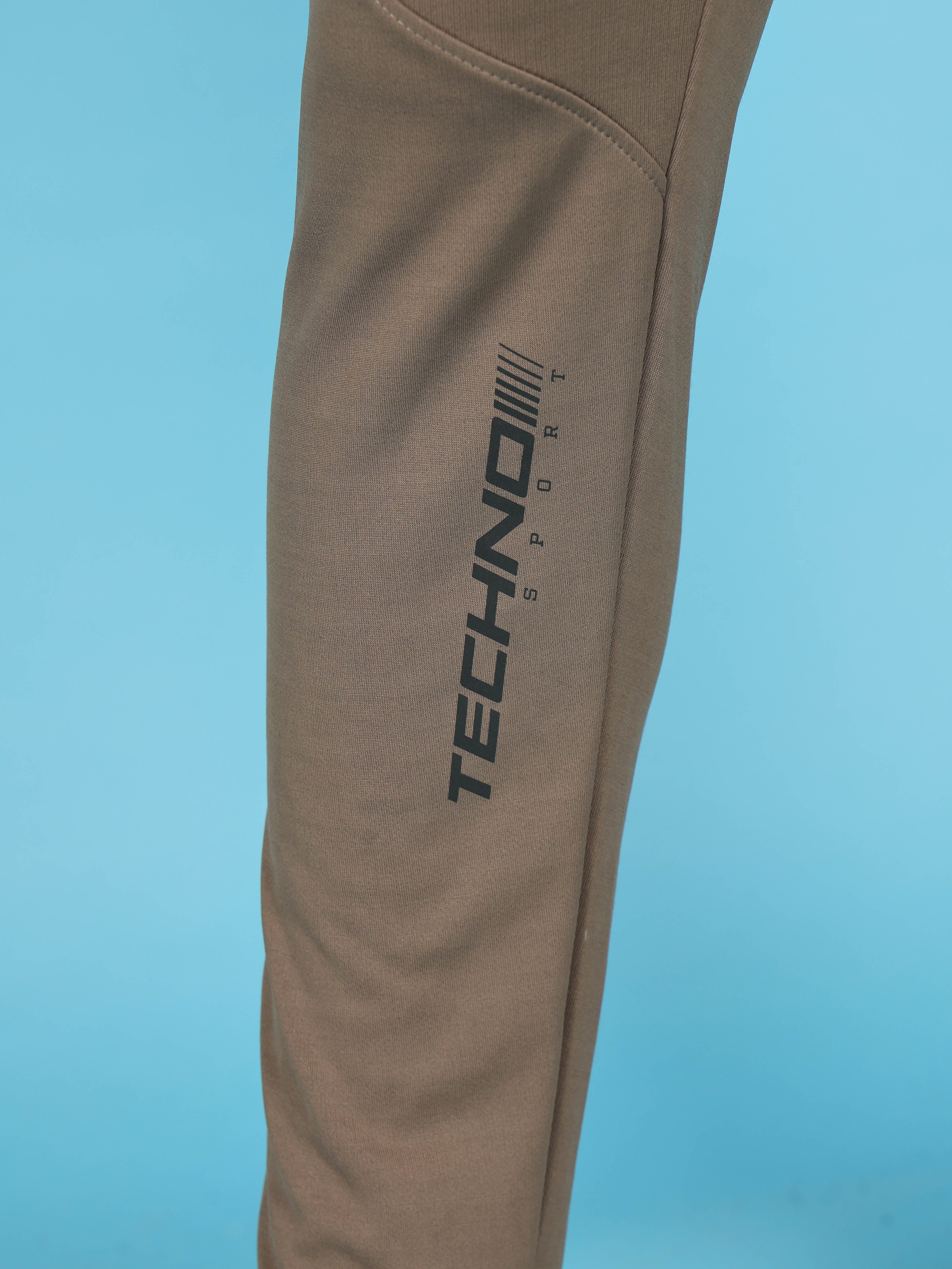 Men Solid Slim Fit Trackpants with TECHNO DRY - Image 7