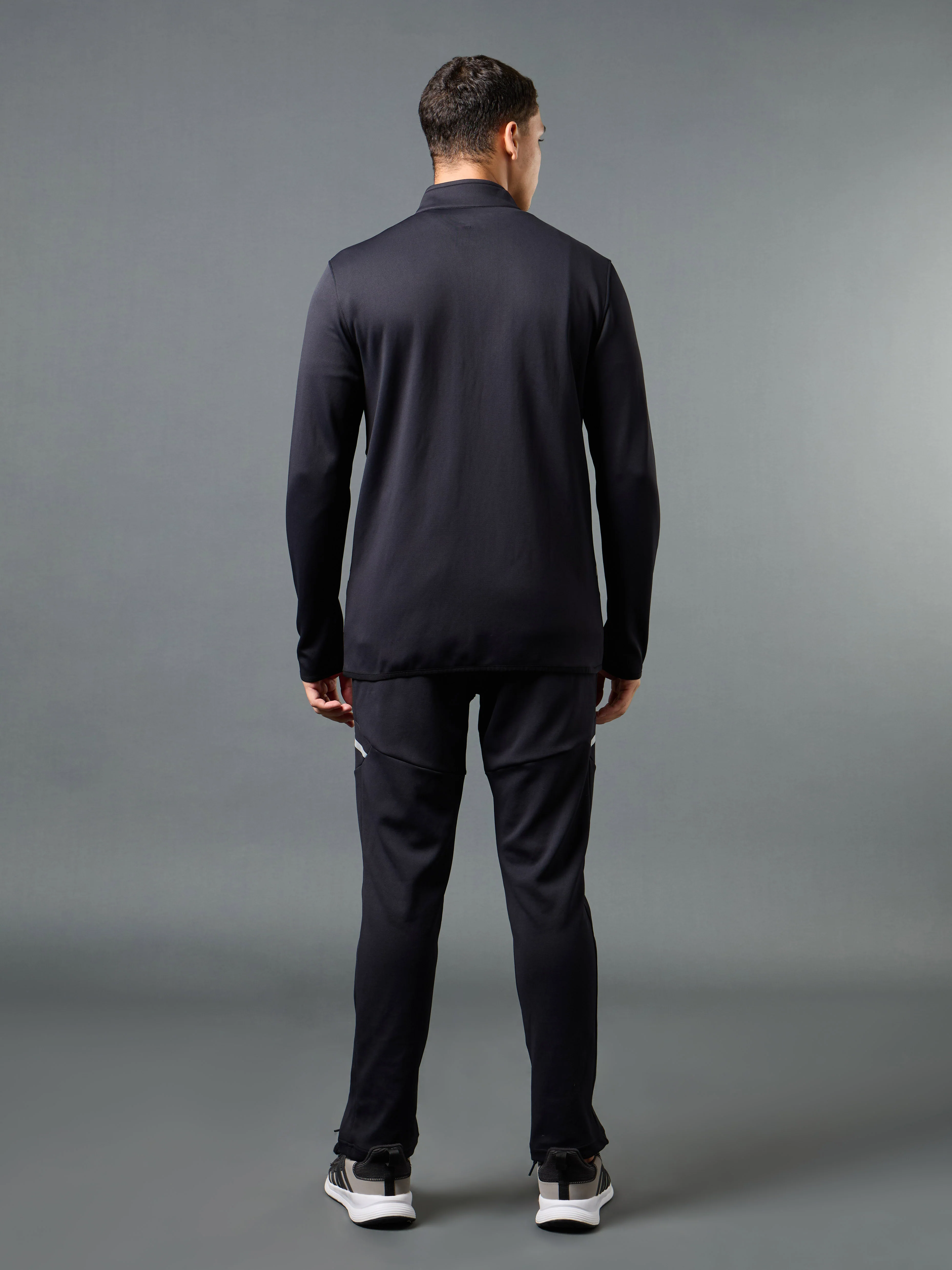 Men Solid Slim Fit Tracksuits with ELASTO LITE - Image 2