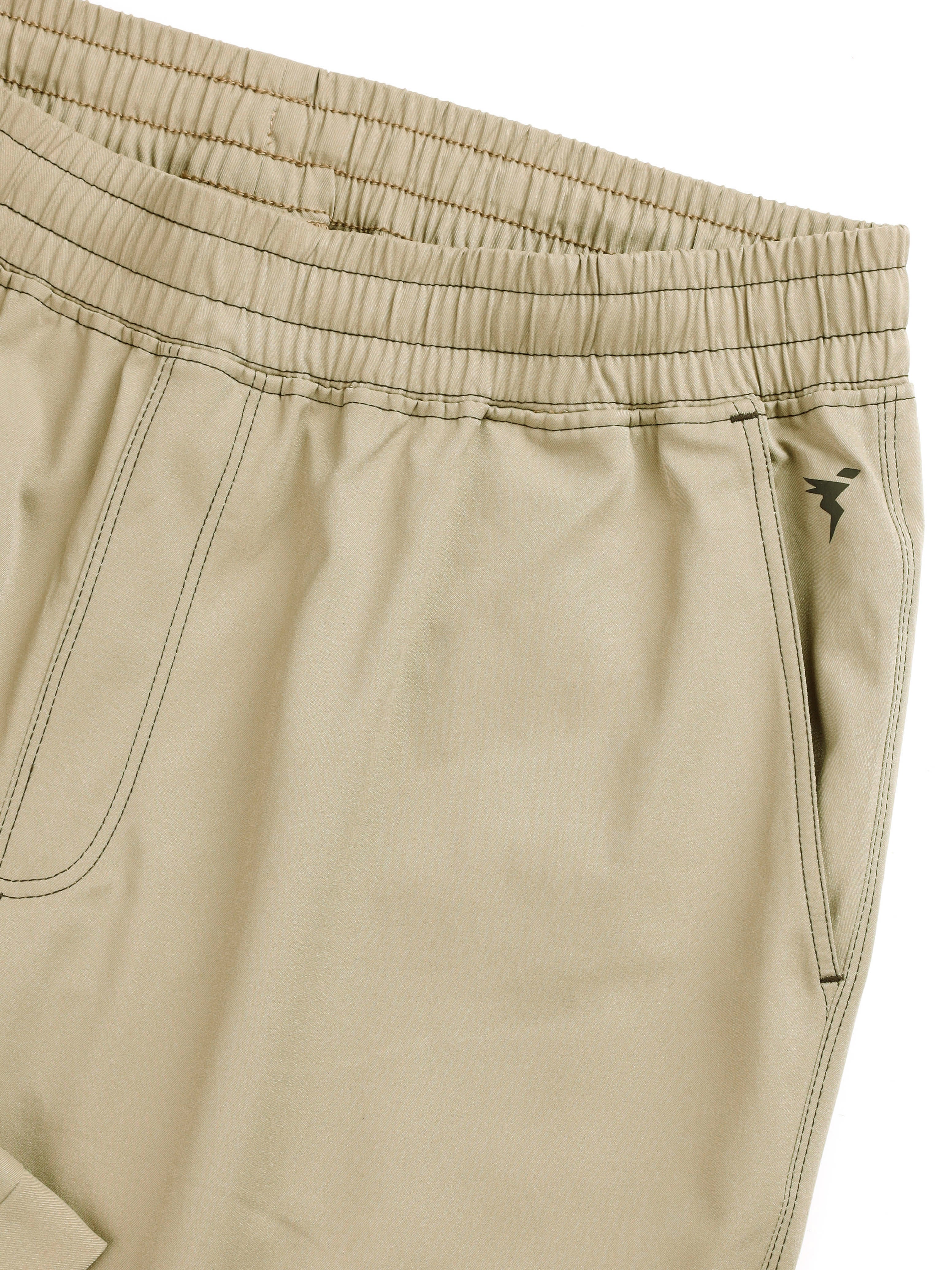 Men Solid Straight Fit Sports Cargo Trackpants with TS FLEXI - Image 8