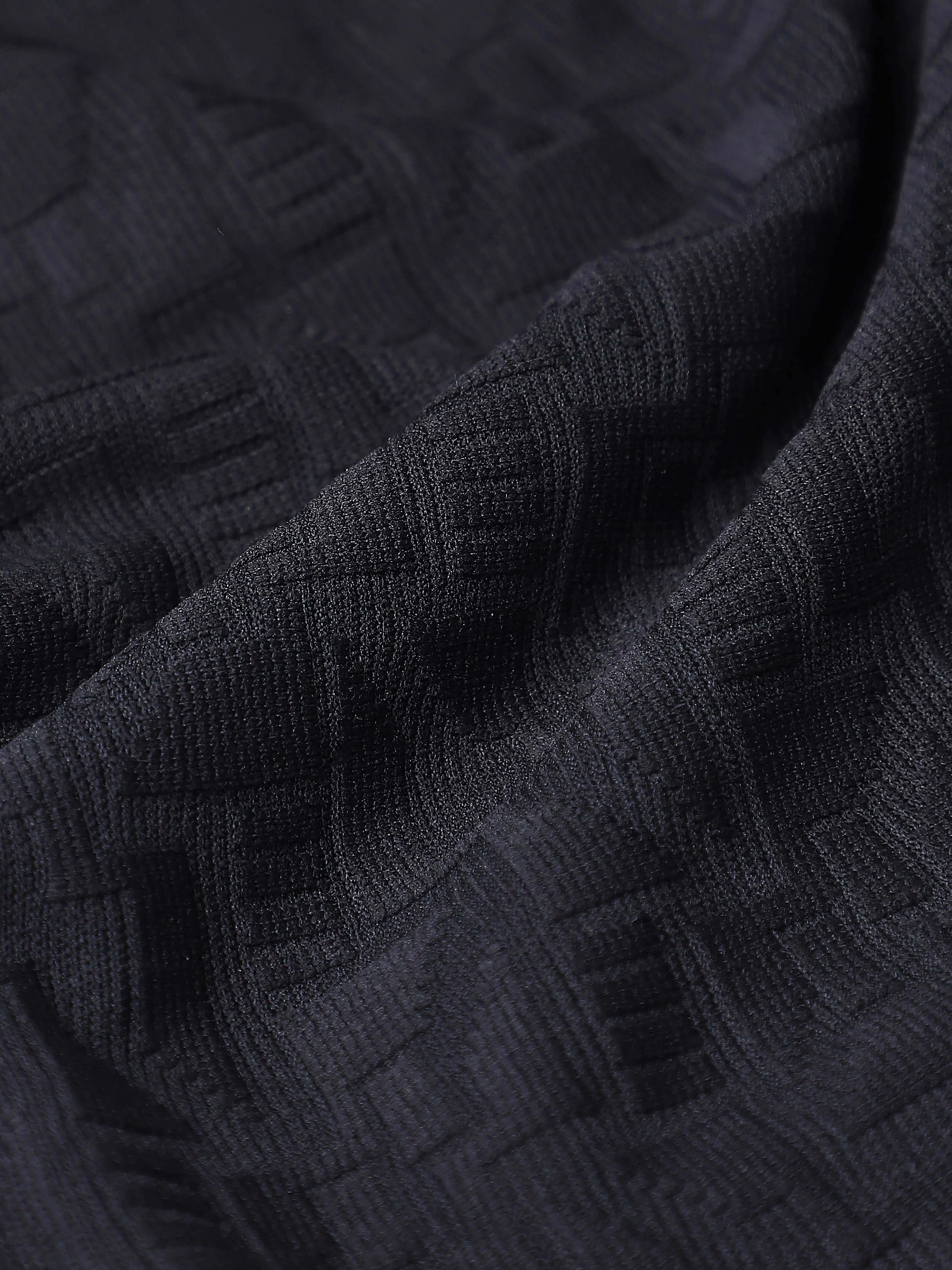 Men Textured Oversized Polo Sports T-shirt with COTFLEX - Image 9