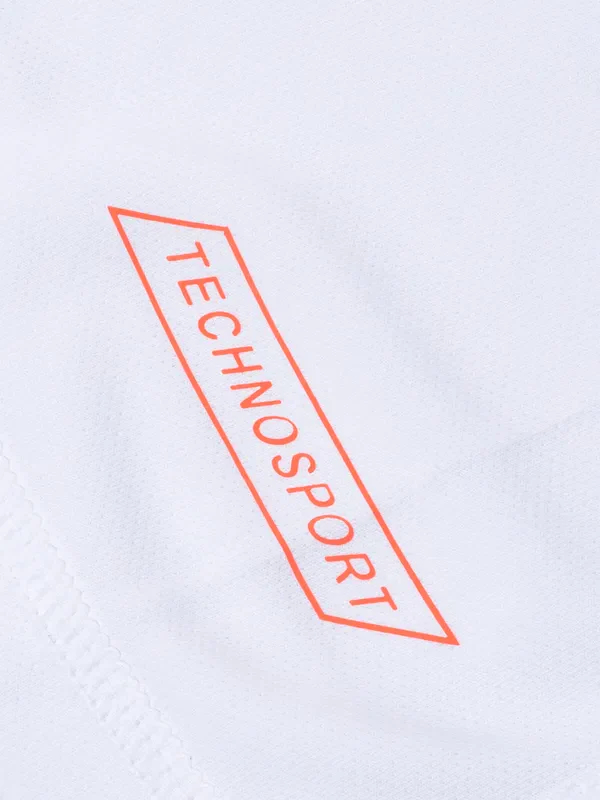 Men Solid Slim Fit Crew Neck T-shirt with TECHNO COOL - Image 8
