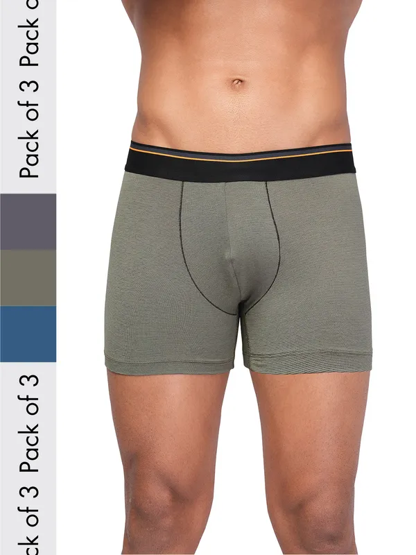 Men Solid Underwear with ELASTO LITE (Pack of 3)