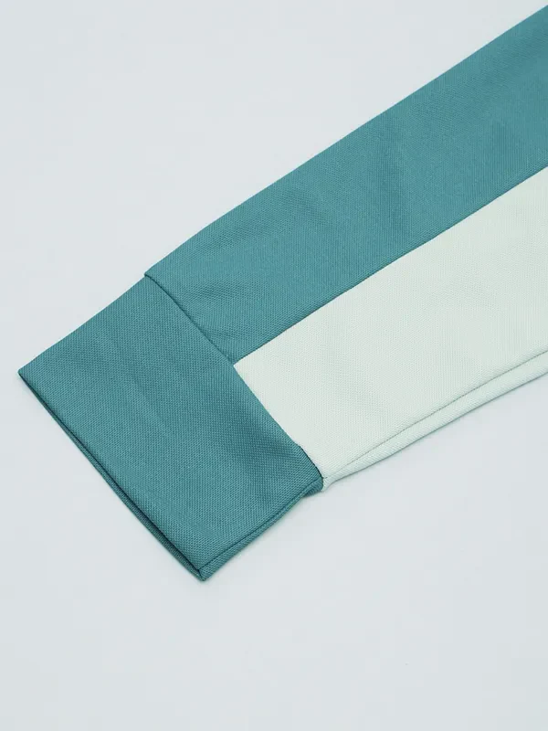 Men Colorblock Slim Fit Crew Neck T-shirt with TECHNOLITE - Image 7