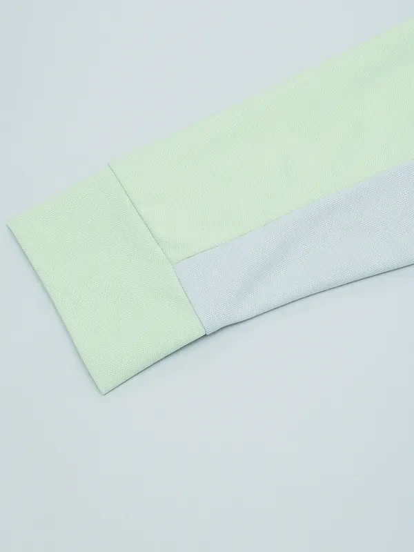 Men Colorblock Slim Fit Crew Neck T-shirt with TECHNOLITE - Image 8
