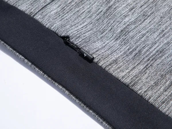 Men Melange Slim Fit Hooded Jacket with TECHNO WARM+ - Image 7