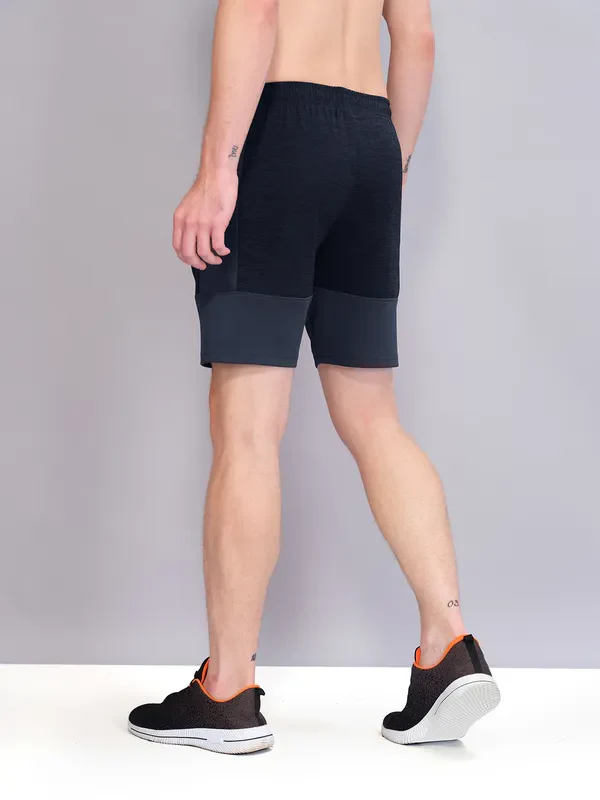 Men Melange Slim Fit Shorts with TECHNO GUARD - Image 2