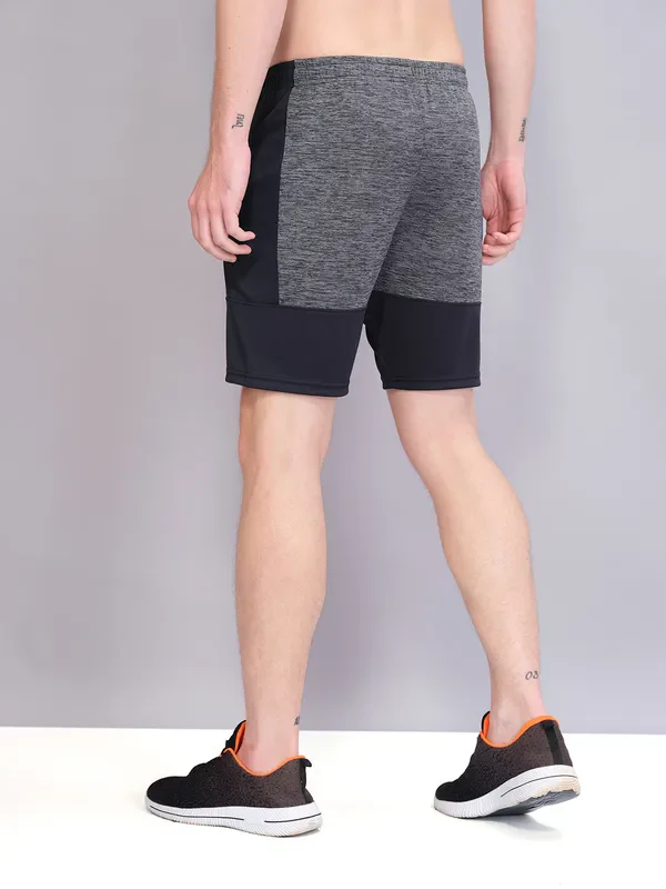 Men Melange Slim Fit Shorts with TECHNO GUARD - Image 2