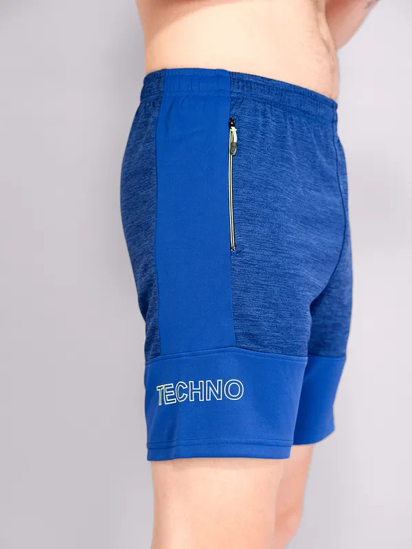 Men Melange Slim Fit Shorts with TECHNO GUARD - Image 5