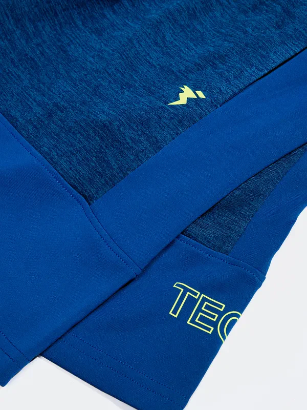 Men Melange Slim Fit Shorts with TECHNO GUARD - Image 6