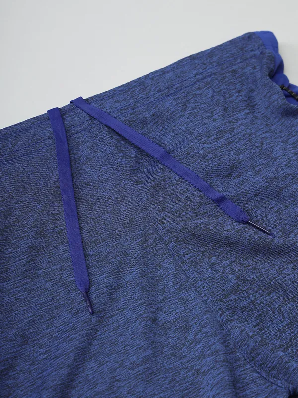Men Melange Slim Fit Trackpants with TECHNO DRY - Image 6