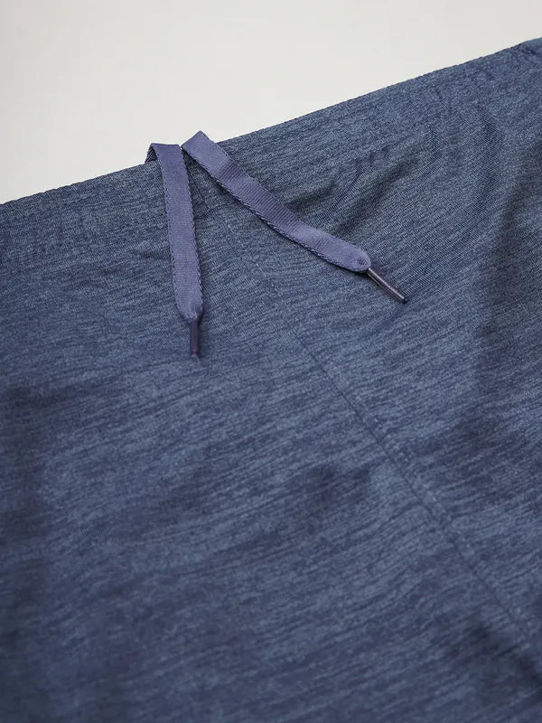 Men Melange Slim Fit Trackpants with TECHNO DRY - Image 6