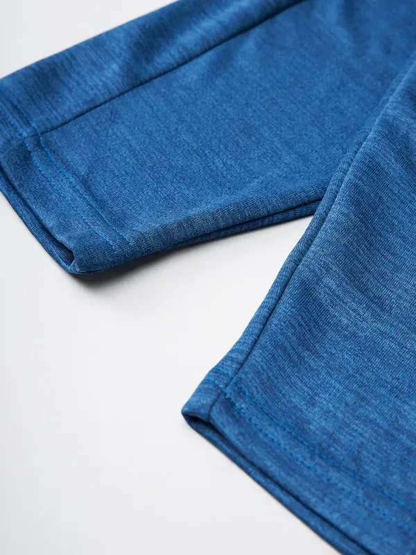 Men Melange Slim Fit Trackpants with TECHNO DRY - Image 6