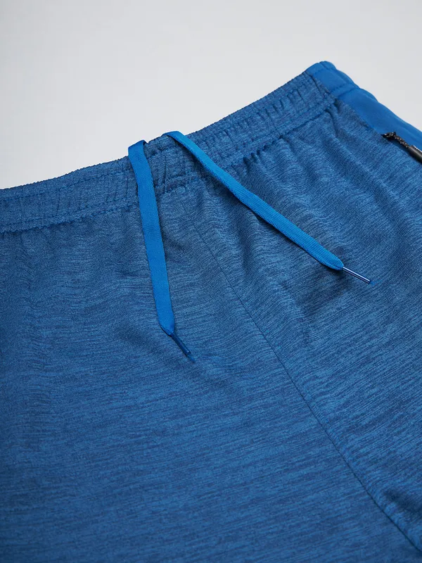Men Melange Slim Fit Trackpants with TECHNO DRY - Image 8