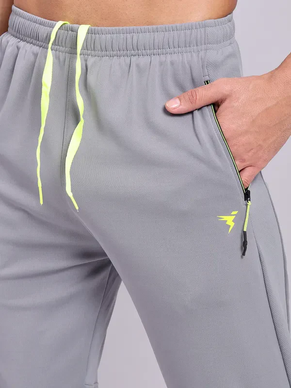 Men Solid Slim Fit Trackpants with TECHNO DRY - Image 11
