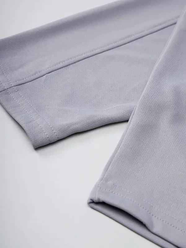 Men Solid Slim Fit Trackpants with TECHNO DRY - Image 3