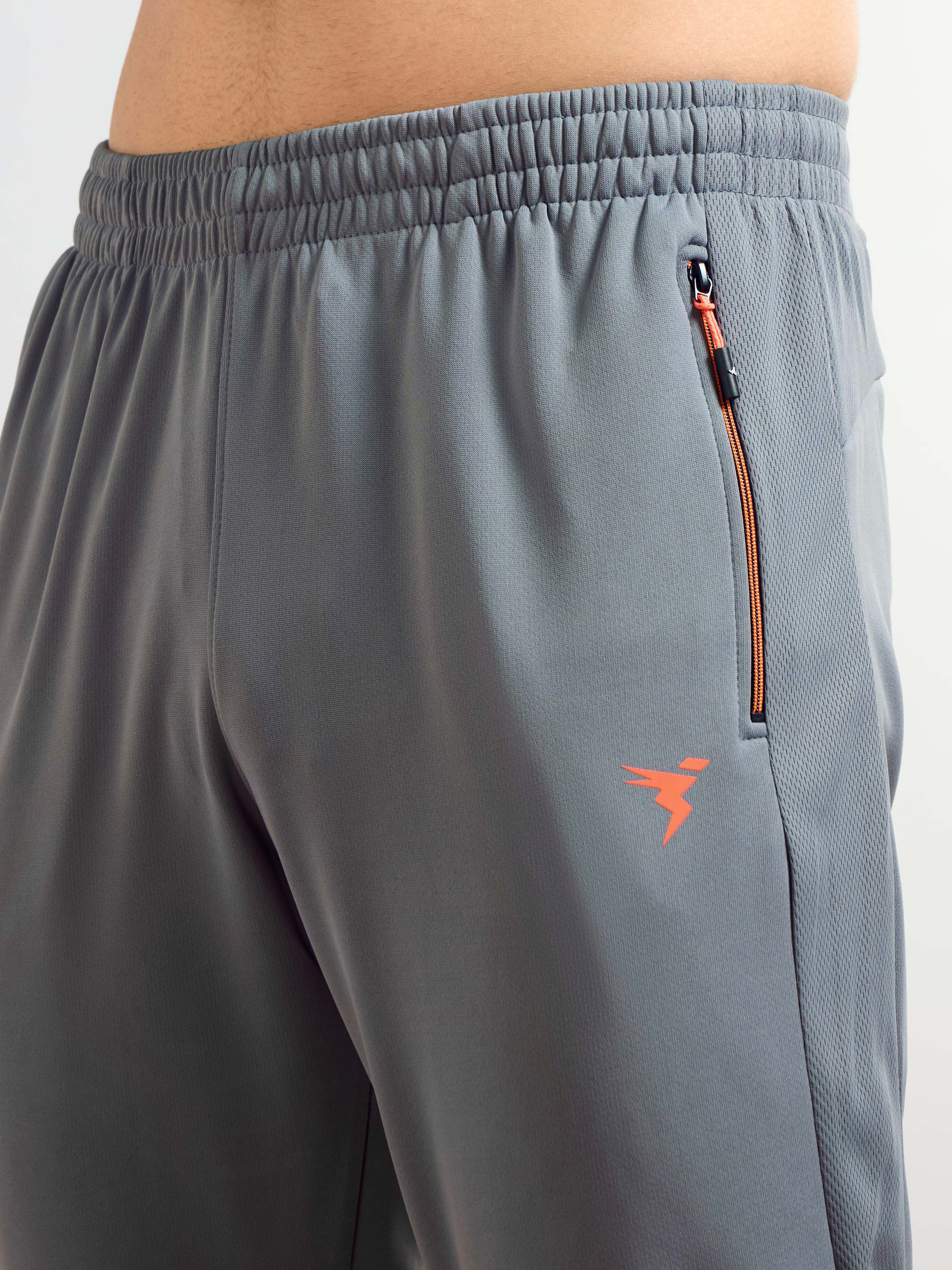 Men Solid Slim Fit Trackpants with TECHNO DRY - Image 5
