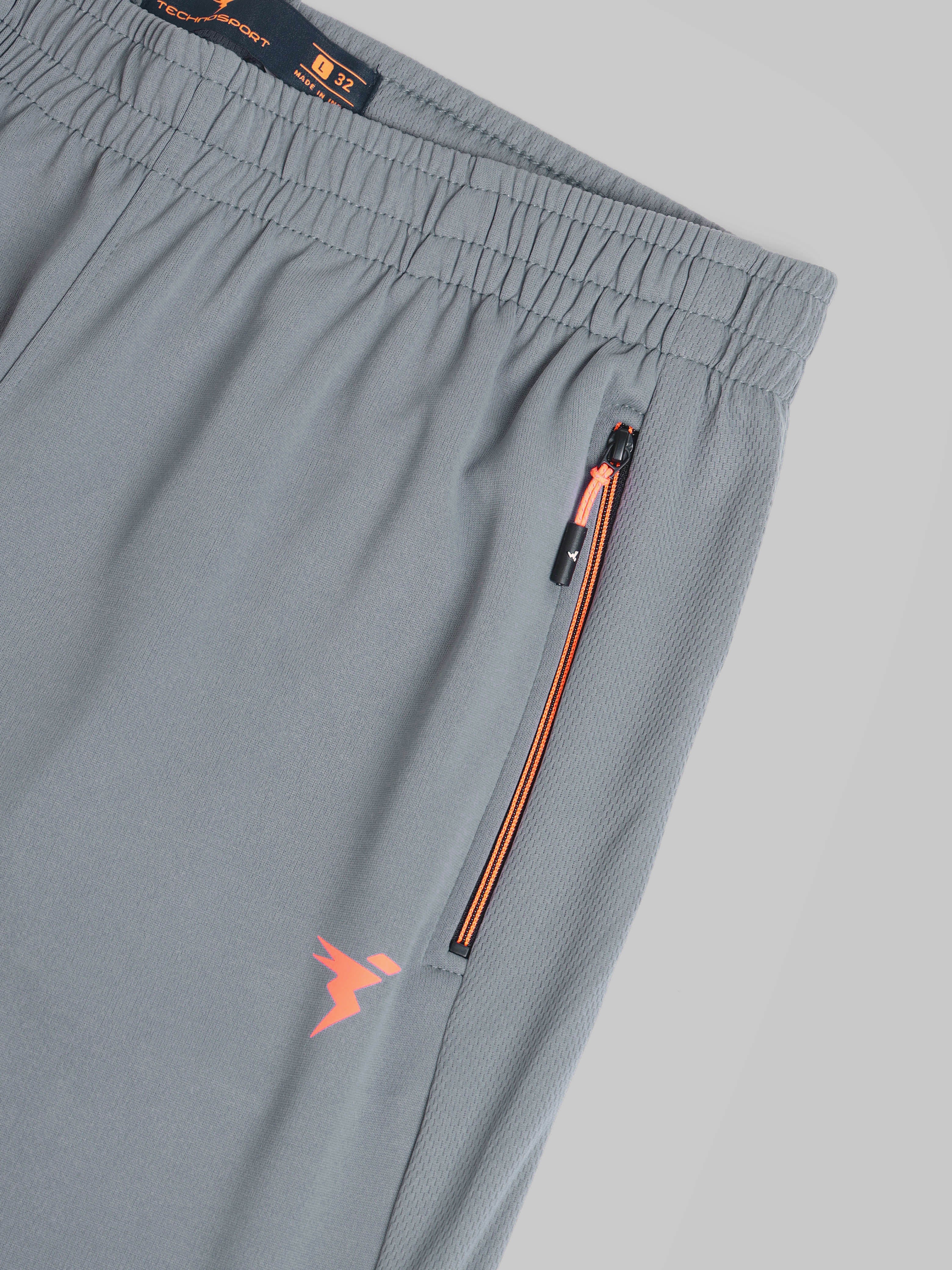 Men Solid Slim Fit Trackpants with TECHNO DRY - Image 6
