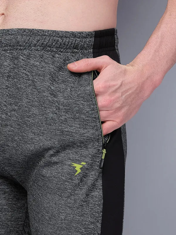 Men Melange Slim Fit Trackpants with TECHNO GUARD - Image 7