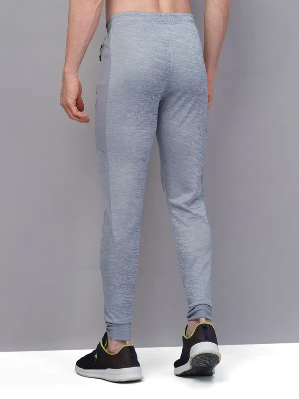 Men Melange Slim Fit Trackpants with TECHNO GUARD - Image 2