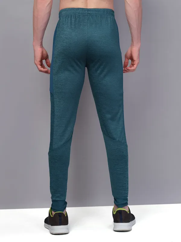 Men Melange Slim Fit Trackpants with TECHNO GUARD - Image 3