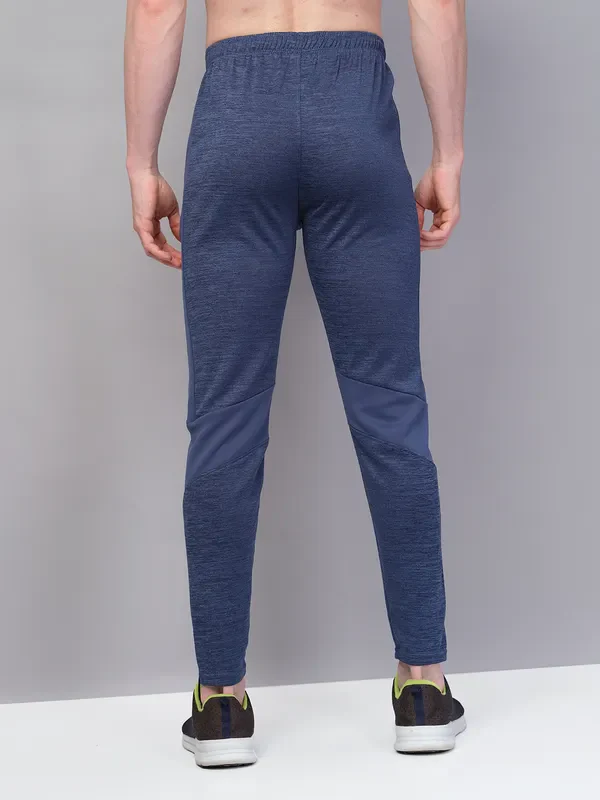 Men Melange Slim Fit Trackpants with TECHNO GUARD - Image 3