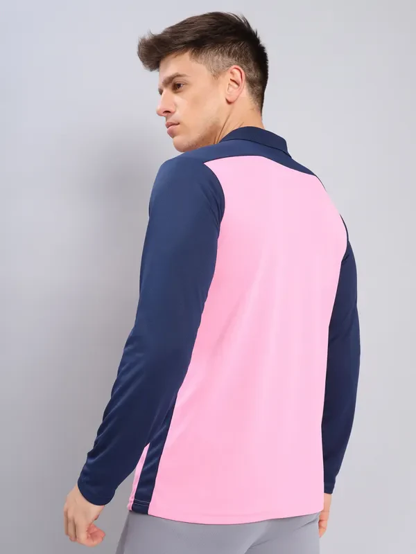 Men Colorblock Slim Fit Polo T-shirt with TECHNO COOL+ - Image 4