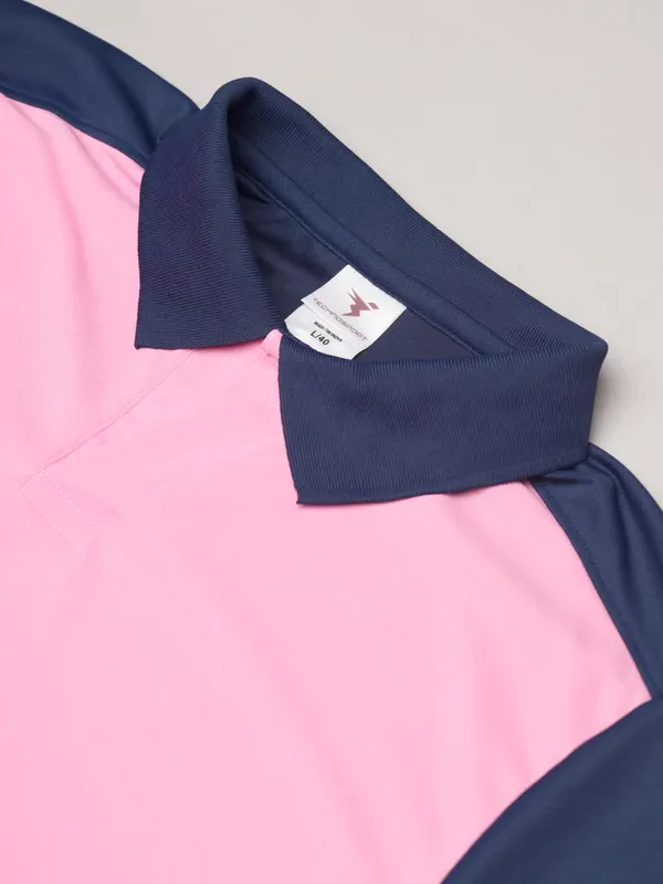 Men Colorblock Slim Fit Polo T-shirt with TECHNO COOL+ - Image 7