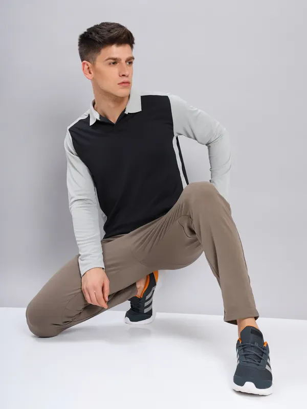 Men Colorblock Slim Fit Polo T-shirt with TECHNO COOL+ - Image 2