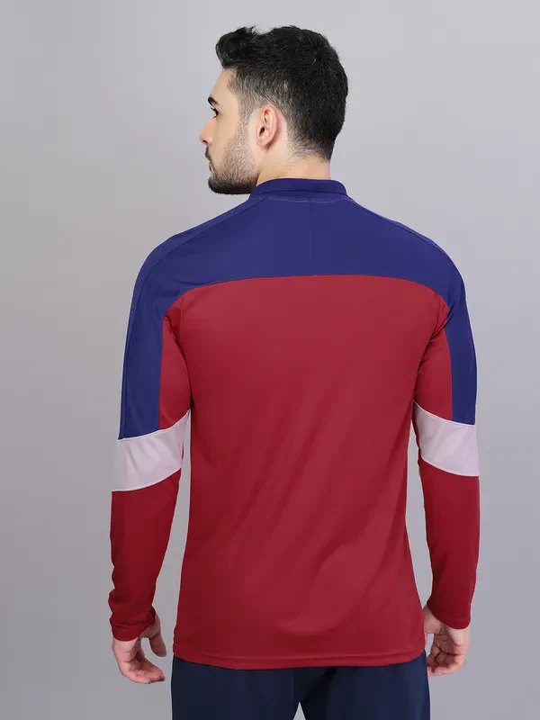Men Colorblock Slim Fit Polo T-shirt with TECHNO COOL+ - Image 3
