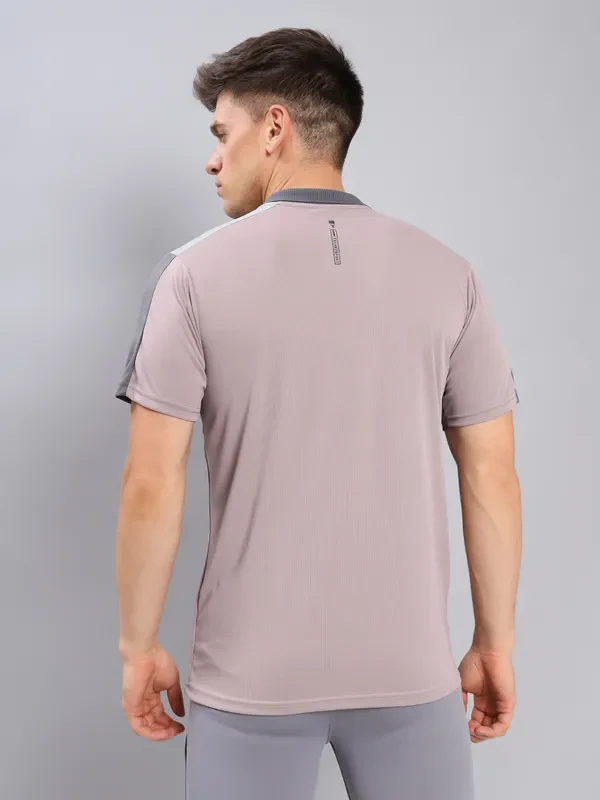 Men Colorblock Slim Fit Polo T-shirt with TECHNO COOL+ - Image 3