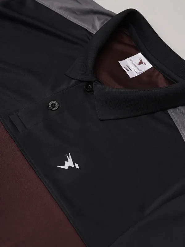 Men Colorblock Slim Fit Polo T-shirt with TECHNO COOL+ - Image 6