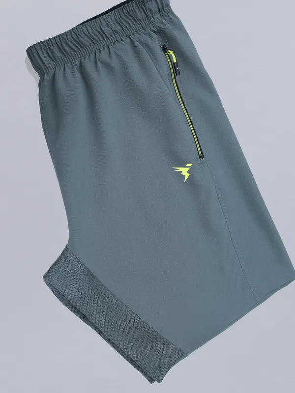 Men Solid Slim Fit Shorts with TECHNOLITE - Image 6