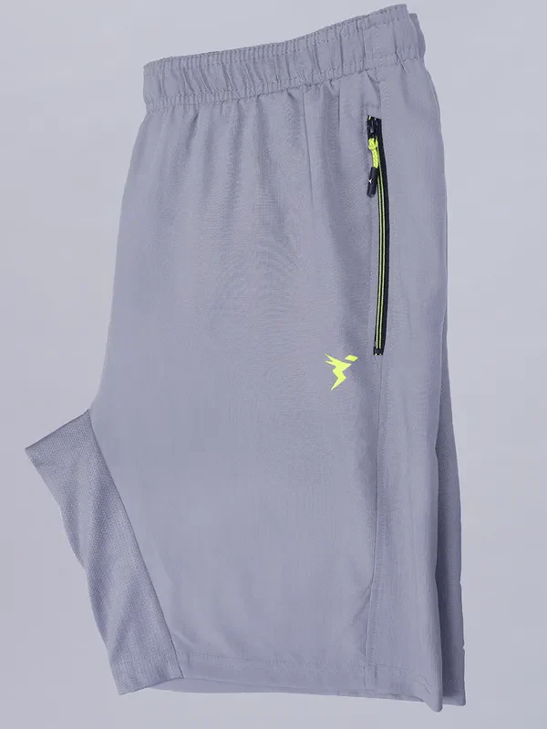 Men Solid Slim Fit Shorts with TECHNOLITE - Image 6