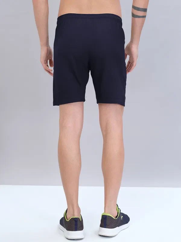 Men Solid Slim Fit Shorts with TECHNOLITE - Image 5