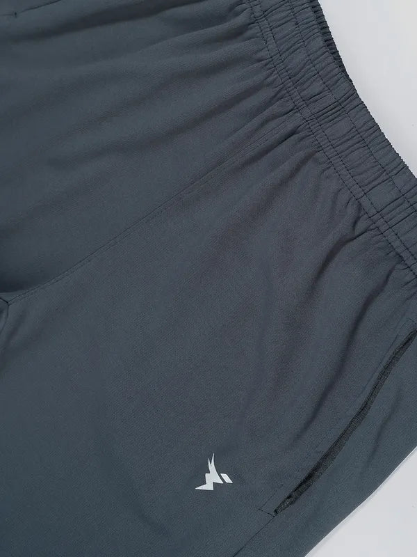 Men Solid Slim Fit Shorts with TECHNO DRY - Image 7