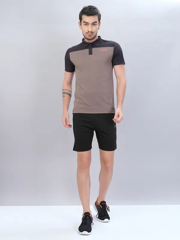 Men Solid Slim Fit Shorts with TECHNO DRY - Image 5