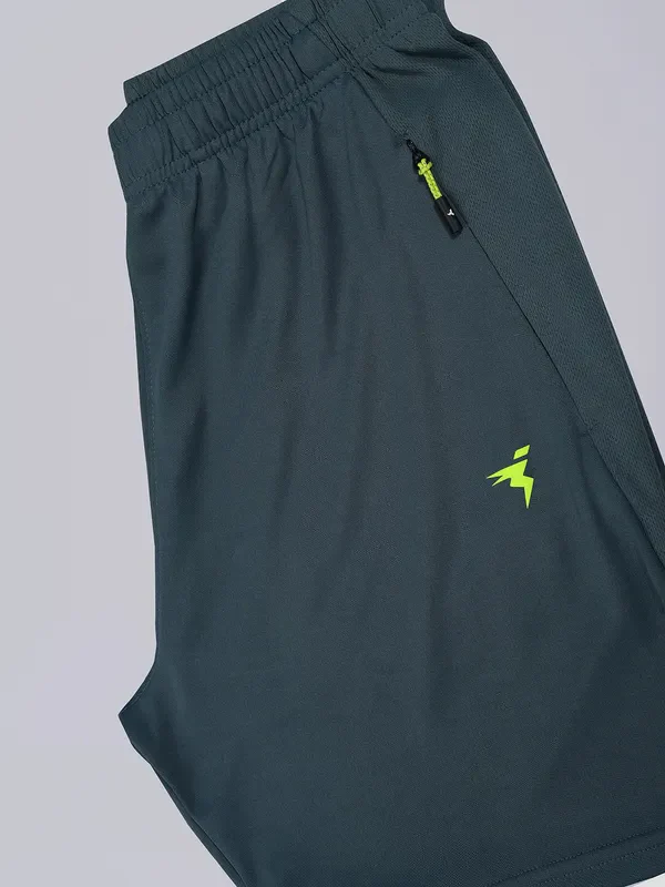 Men Solid Slim Fit Shorts with TECHNO DRY - Image 7