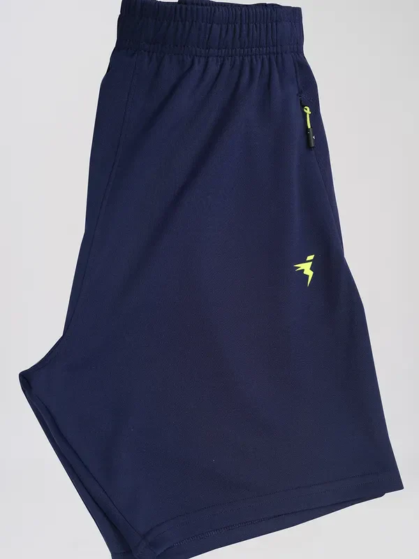 Men Solid Slim Fit Shorts with TECHNO DRY - Image 6
