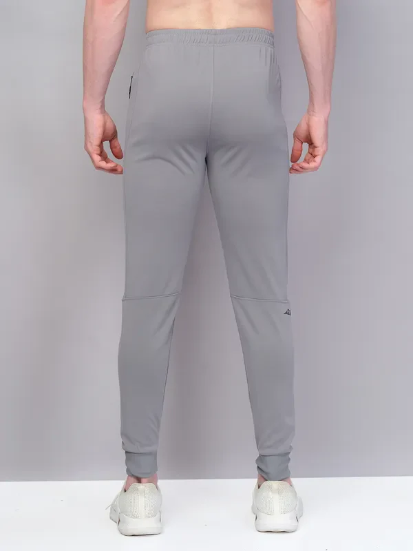 Men Solid Slim Fit Trackpants with TECHNO GUARD - Image 3