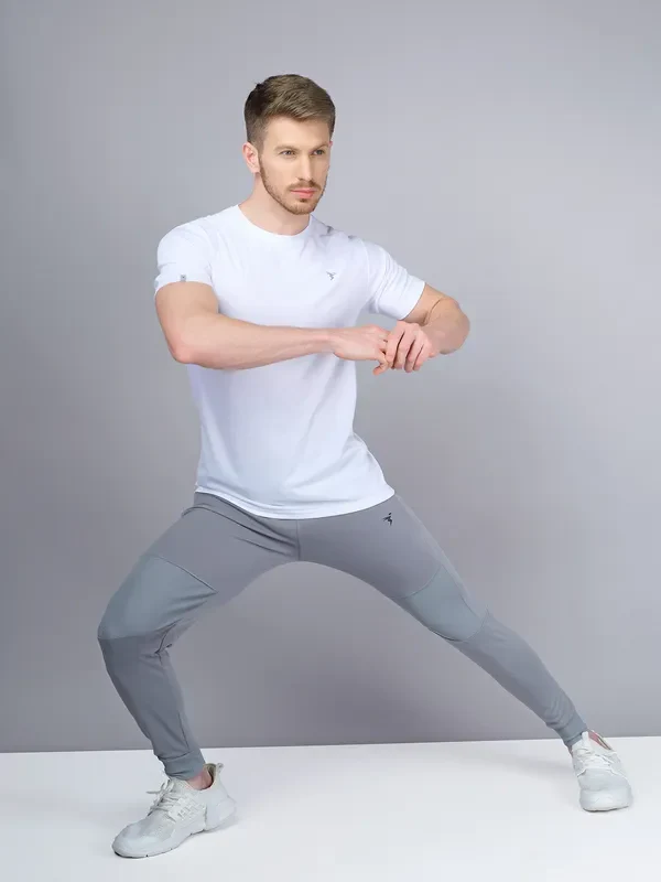 Men Solid Slim Fit Trackpants with TECHNO GUARD - Image 5