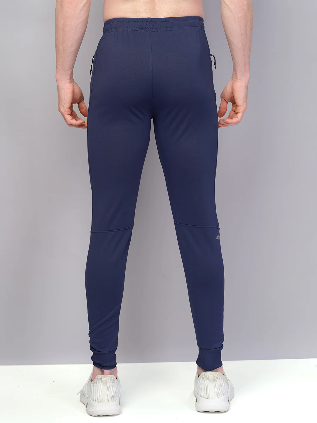 Men Solid Slim Fit Trackpants with TECHNO GUARD - Image 2