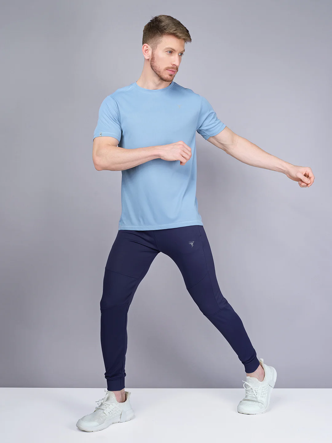 Men Solid Slim Fit Trackpants with TECHNO GUARD - Image 4