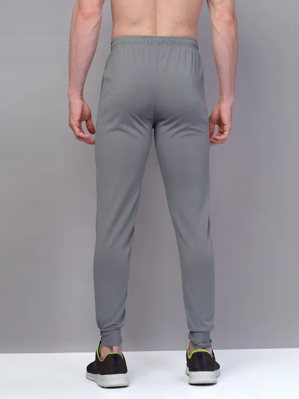 Men Solid Slim Fit Trackpants with TECHNO GUARD - Image 2